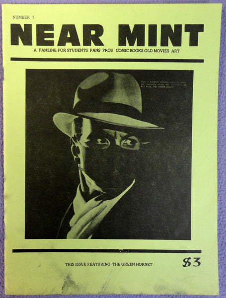 NEAR MINT #7 Pop Culture Nostalgia Fanzine Green Hornet Special  Comic by Jerry Robinson