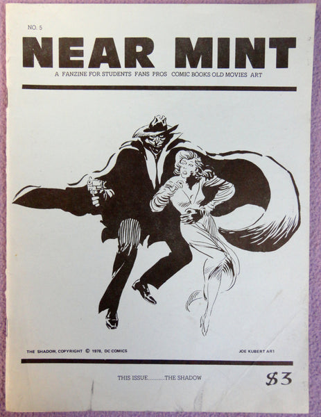 NEAR MINT #5 Pop Culture Nostalgia Fanzine The SHADOW Special Bob Powell Comics Serials Radio Pulps History Joe Kubert