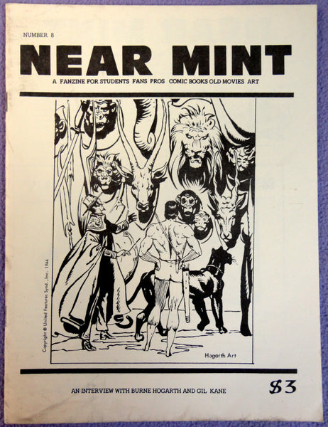 NEAR MINT #8 Pop Culture Nostalgia Fanzine TARZAN Burne Hogarth Gil Kane Interviews