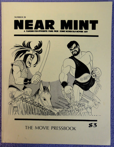NEAR MINT #28 Pop Culture Nostalgia Fanzine Movie Pressbook BOGART Errol Flynn Robert Mitchum Hirshfield Alex Toth Jack Davis Hercules movie