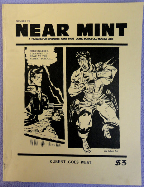 NEAR MINT #21 Pop Culture Nostalgia Fanzine Joe KUBERT Alabam story All-American Western Comics Index Buck Jones Firehair