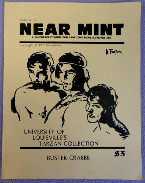 NEAR MINT #33 Pop Culture Nostalgia Fanzine Edgar Rice Burroughs TARZAN Buster Crabbe Frazetta Johnny Weismuller Flash Gordon