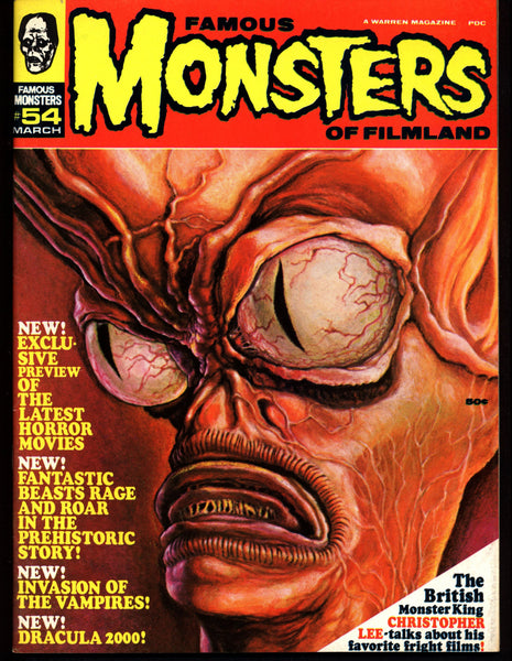 FAMOUS MONSTERS of Filmland 54 Flying Saucer Men Frankenstein Bela Lugosi Boris Karloff Universal Studios Monsters