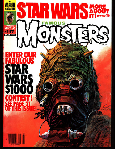 FAMOUS MONSTERS 147 Star Wars Science Fiction Fantasy Classic Hammer Studios Horror