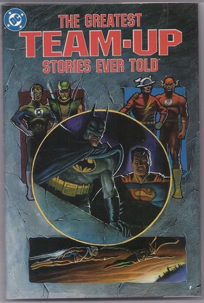 DC Comics The Greatest TEAM-UP Stories Ever Told Hardcover 1st Ptinting Like New Batman Superman  Atom Flash Justice League Arrow Hawkman