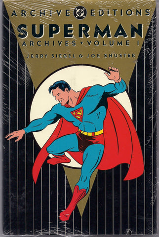 SUPERMAN DC ARCHIVE Editions # 1 1989 1st Printing  by Jerry Siegel Joe Shuster Still Sealed Reprinting #1-4 1939 1940 Golden Age Comics