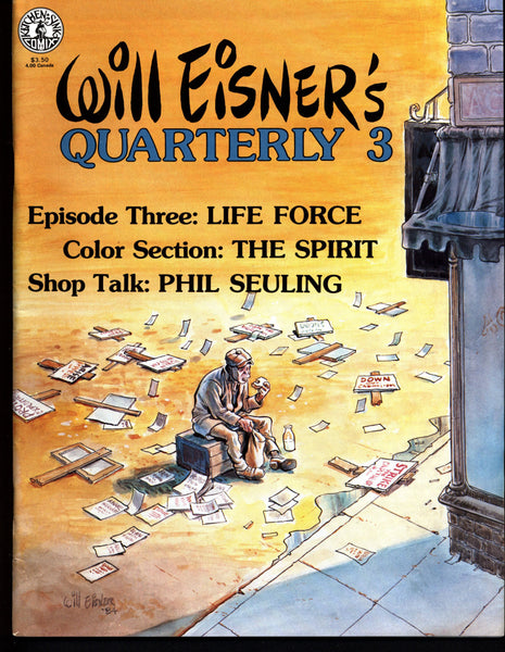 WILL EISNER QUARTERLY 3 1984 The Spirit in Color Phil Seuling