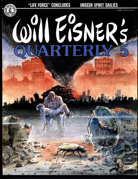 WILL EISNER QUARTERLY 5 1985 Lifeforce Concludes The Spirit in color plus Dailies cat yronwode Archie Goodwin Dave Sim