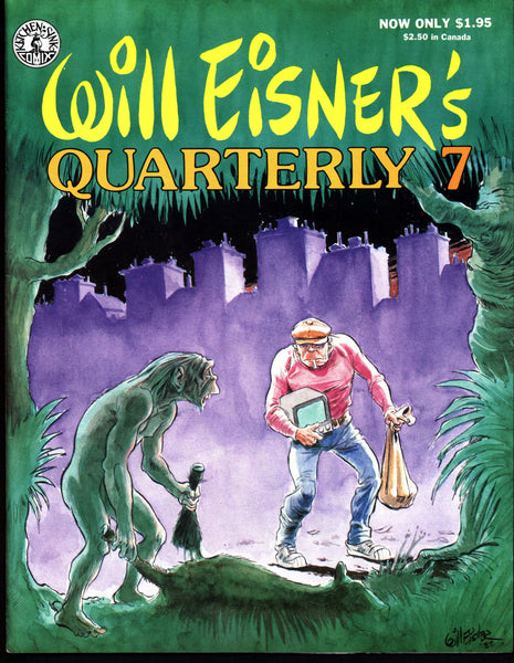 WILL EISNER QUARTERLY 7 1985 Includes stories "Humans" "Detective Story" and "Telephones"