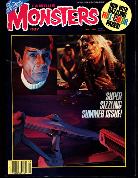 FAMOUS MONSTERS 187 Horror Science Fiction Fantasy Star Trek 2 Khan CREEPSHOW Dark Shadows John Carpenter's The Thing  Color Pages