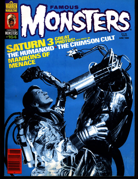 Famous Monsters 164 Horror Science Fiction Fantasy Saturn 3 Kirk Douglas Farrah Fawcett Richard Kiel Humanoid Karloff Lee Crimson Cult