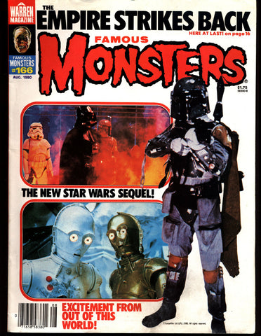 Famous Monsters 166 Horror Science Fiction Fantasy George Romero's Dawn of the Dead STAR WARS Empire Strikes Back ALIEN Bava Black Sunday