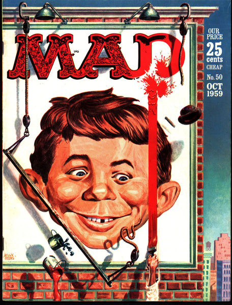 MAD MAGAZINE #50 1959 What Me Worry? Peter Gunn parody Alfred E Neuman Bill Elder Wally Wood Kelly Freas Don Martin Jack Davis Mort Drucker