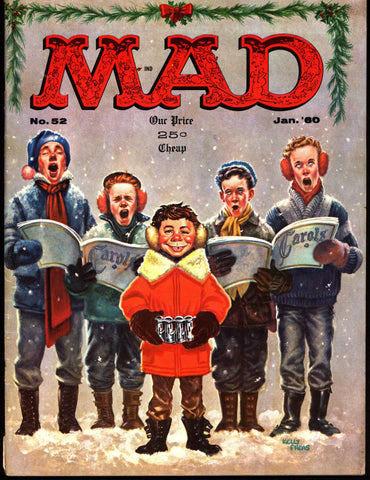 MAD MAGAZINE #52 1960 What Me Worry? CHRISTMAS Alfred E Neuman Bill Elder Wally Wood Kelly Freas Don Martin Jack Davis Mort Drucker