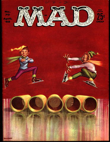 MAD MAGAZINE #70 1962 Route 66 TV Satire What Me Worry? Alfred E Neuman Bill Elder Wally Wood Kelly Freas Don Martin Jack Davis Mort Drucker