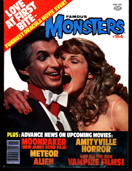 Famous Monsters 154 Horror Science Fiction Fantasy ALIEN Dracula Love at First Bite Disney Black Hole Abbott & Costello 007 James Bond