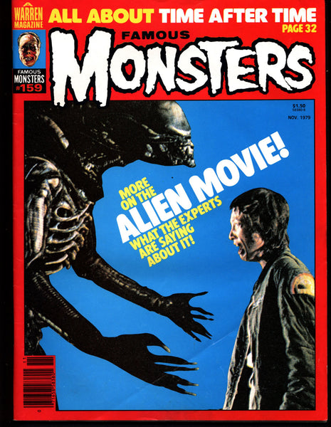 Famous Monsters 159 Horror Science Fiction Fantasy Ridley Scott's ALIEN Star Wars Jim Henson's MUPPETS Time After Time