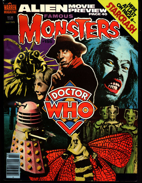 Famous Monsters 155 Horror Science Fiction Fantasy ALIEN Tom Baker Doctor WHO Starcrash Buck Rogers