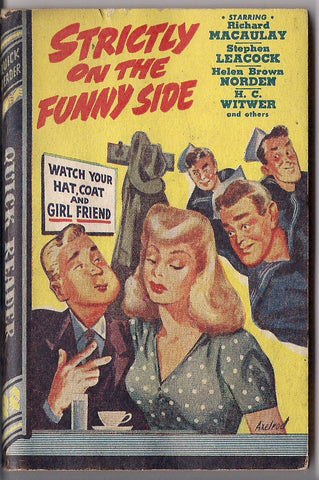 Strictly on the Funny Side Norden HUSSY HANDBOOK Macaulay Leacock Witwer Royce Quick Readers #125 Trashy HUMOR Pulp Fiction 1944