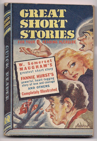 Great GHOST STORIES W Somerset Maugham Fannie Hurst CHRISTMAS Tree by Dostoyevsky Royce Quick Readers #106 Trashy Fantasy Pulp Fiction 1943