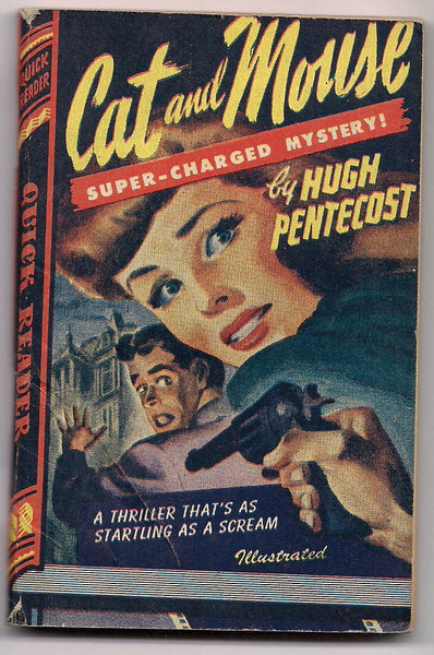 CAT and MOUSE Hugh Pentecost Royce Quick Readers #128 Trashy Noir Crime Mystery Thriller Pulp Fiction 1944