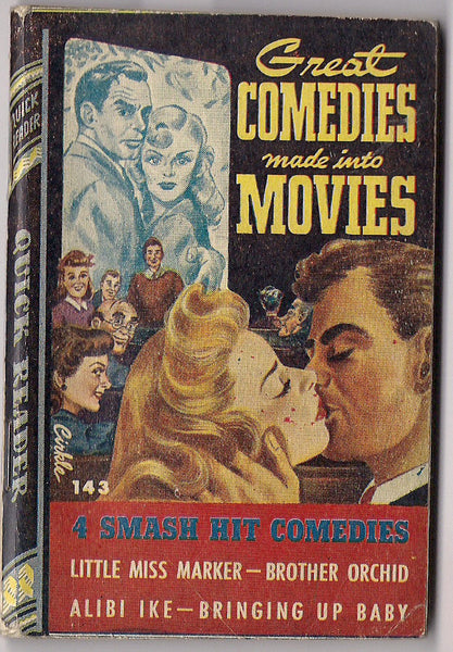 Comedies Made into Movies BRINGING UP BABY Little Miss Marker Brother Orchid Bogart Alibi Ike Royce Quick Readers #143 Pulp Fiction 1945