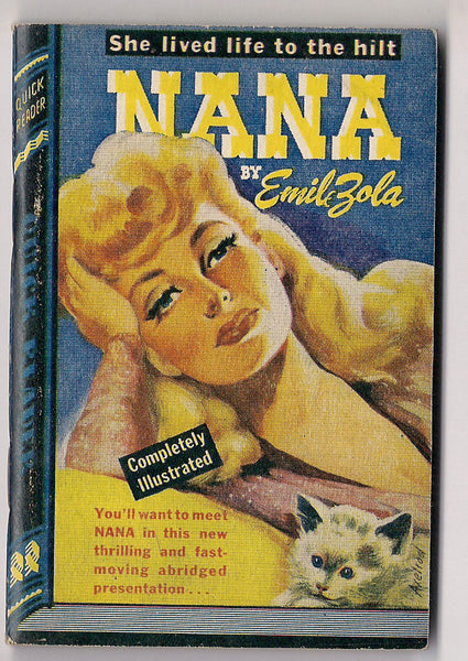 NANA Emile Zola Royce Quick Readers #103 Trashy Sexy PinUp Art Pulp Fiction 1943