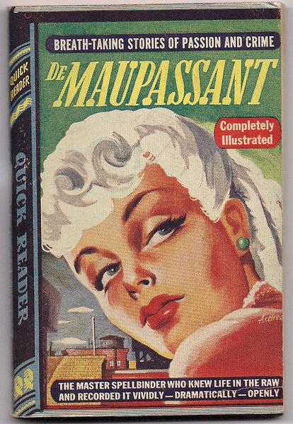 GUY De MAUPASSANT  Royce Quick Readers #101 Trashy looking Pulp Fiction 1943