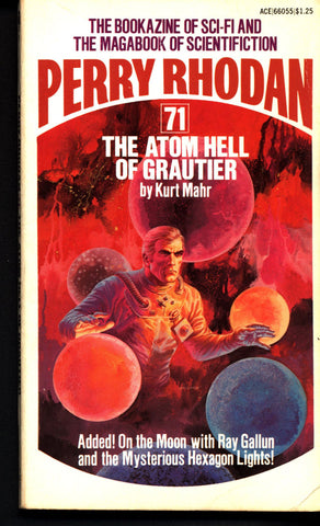 Space Force Major PERRY RHODAN 71 The Atom Hell of Grautier Science Fiction Space Opera Ace Books ATLAN M13 cluster