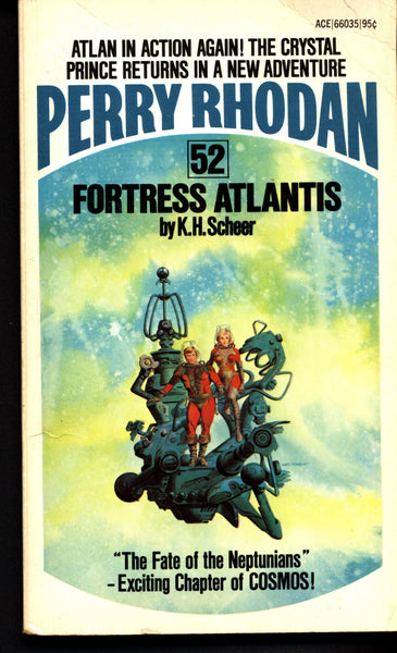 Space Force Major PERRY RHODAN 52 Fortress Atlantis Science Fiction Space Opera Ace Books ATLAN M13 cluster