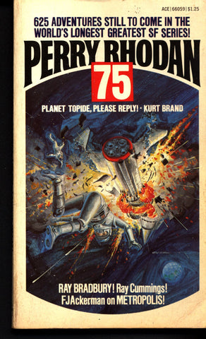 Space Force Major PERRY RHODAN 75 Planet Topide, Please Reply Science Fiction Space Opera Ace Books ATLAN M13 cluster