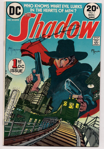 DC Comics The SHADOW #1 SIGNED by Michael W Kaluta and Dennis O'Neil 1973 Very Fine