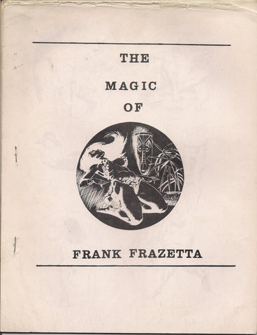 RARE "The Magic of Frank FRAZETTA" Edgar Rice Burroughs John Carter PinUps Mars Tarzan CONAN Science Fiction Cartoon Fantasy Art