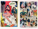 The ROCKETEER Dave Stevens Graphic Novel PinUp Betty Bettie Page WOW Splash page Harlan Ellison ROCKETMAN Nazi Spies World War 2 Action