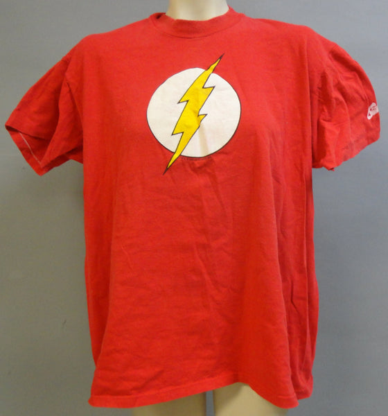 The FLASH Logo DEADSTOCK 1988 DC Comics SuperHero Extra Large X L Tshirt Graphitti Designs