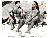 Original 1965 JAMES BOND 007 Beefcake Sean Connery THUNDERBALL 8X10 United Artists Movie Still Cheesecake Luciana Paluzzi PinUp