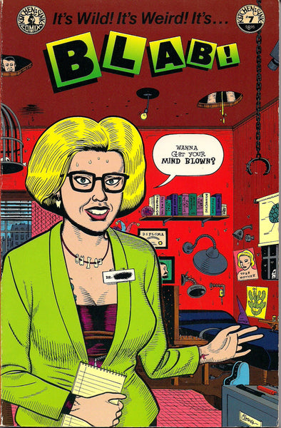 BLAB #7 Joe Coleman Skip Williamson Drew Friedman Mary Fleener Richard Sala Chris Ware Jimmy Corrigan Spain Rodriguez Dan Clowes