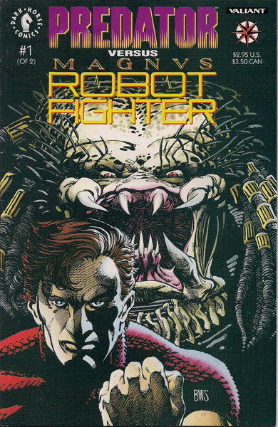 Dark Horse Comics PREDATOR vs Magnus ROBOT FIGHTER #1 Barry Smith Cover Lee Weeks Jim Shooter