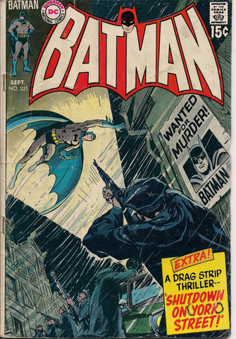 DC Comics BATMAN #225 Gotham City Hero Bruce Wayne Robin the Boy Wonder