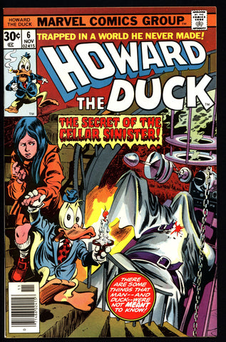 Marvel Comics 1976 HOWARD the DUCK #6 Steve Gerber Gene Colan Existential Anthropomorphic Funny Animal Comic Book Social Satire