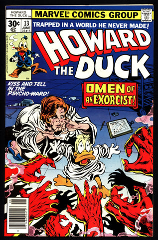 Marvel Comics 1977 HOWARD the DUCK #13 KISS Band Steve Gerber Gene Colan Existential Anthropomorphic Funny Animal Comic Book Social Satire