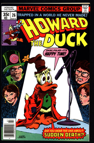 Marvel Comics HOWARD the DUCK 26 RINGMASTER Steve Gerber Gene Colan Existential Anthropomorphic Funny Animal Social Satire