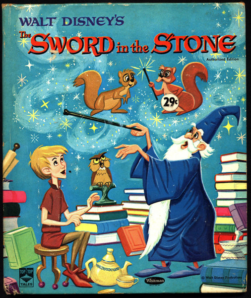 Walt Disney's the Sword in the Stone Tip Top Tales 2459 T.H. White Camelot King Arthur Merlin Movie Adaptation Childrens Kids Book