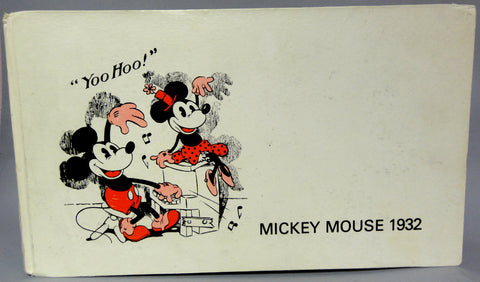 RARE Walt Disney "MICKEY MOUSE 1932" Floyd Gottfredson Newspaper Cartoon Comic Strips Club Anni Gli anni d'oro di Topolino Hardcover 1971
