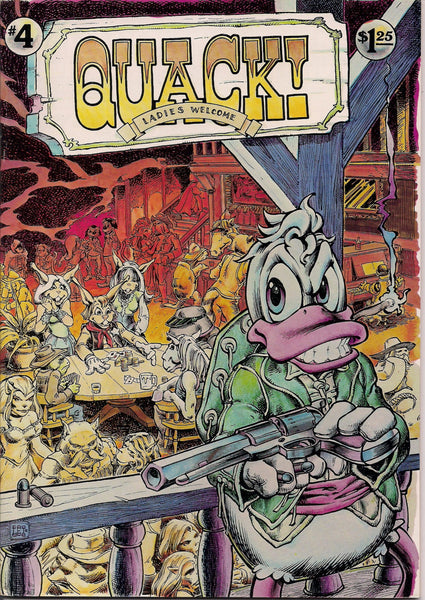 QUACK! #4 Anthropomorphic Dave Sim Steve Leialoha Michael T Gilbert Eisner Spirit parody The Wraith Dot Bucher Alan Kupperberg