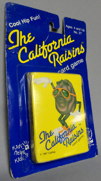 CALIFORNIA RAISINS RPG Card Game 1987 Calrab Sealed in Original Carded Bubble Pack Decipher Inc Kids Helping Kids Make A Wish Foundation