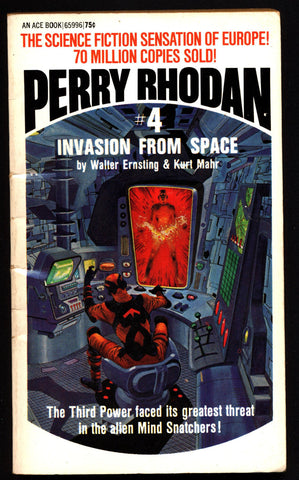 Space Force Major PERRY RHODAN 4 Invasion From Space Science Fiction Space Opera Ace Books ATLAN M13 cluster