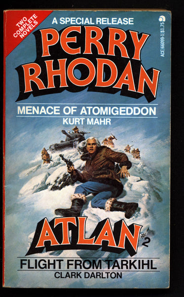 Space Force Major PERRY RHODAN Atlan #2 Menace of Atomigeddon & Flight From Tarkihl Science Fiction Space Opera Ace Books ATLAN M13 cluster