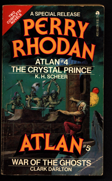 Space Force Major PERRY RHODAN Atlan #4 Crystal Prince & Atlan #5 War of the Ghosts Science Fiction Space Opera Ace Books ATLAN M13 cluster