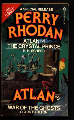 Space Force Major PERRY RHODAN Atlan #4 Crystal Prince & Atlan #5 War of the Ghosts Science Fiction Space Opera Ace Books ATLAN M13 cluster